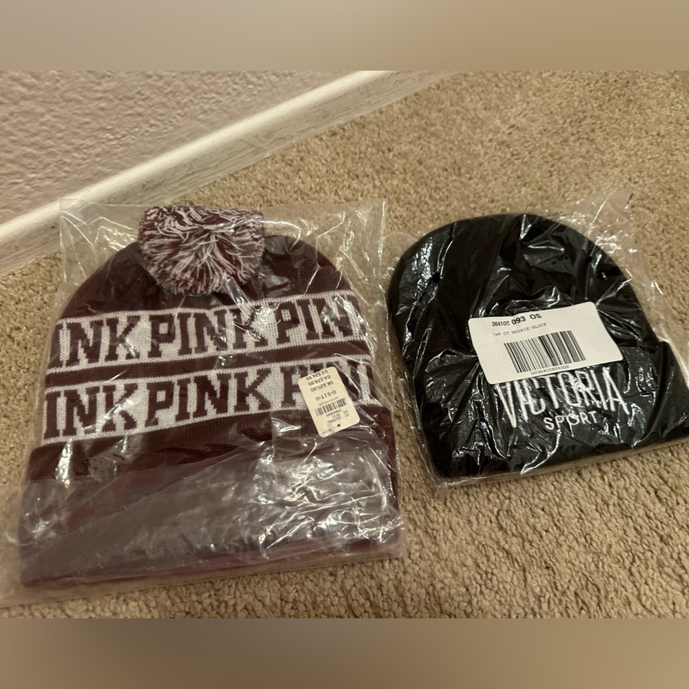 Victoria’s Secret New with tags beanies.